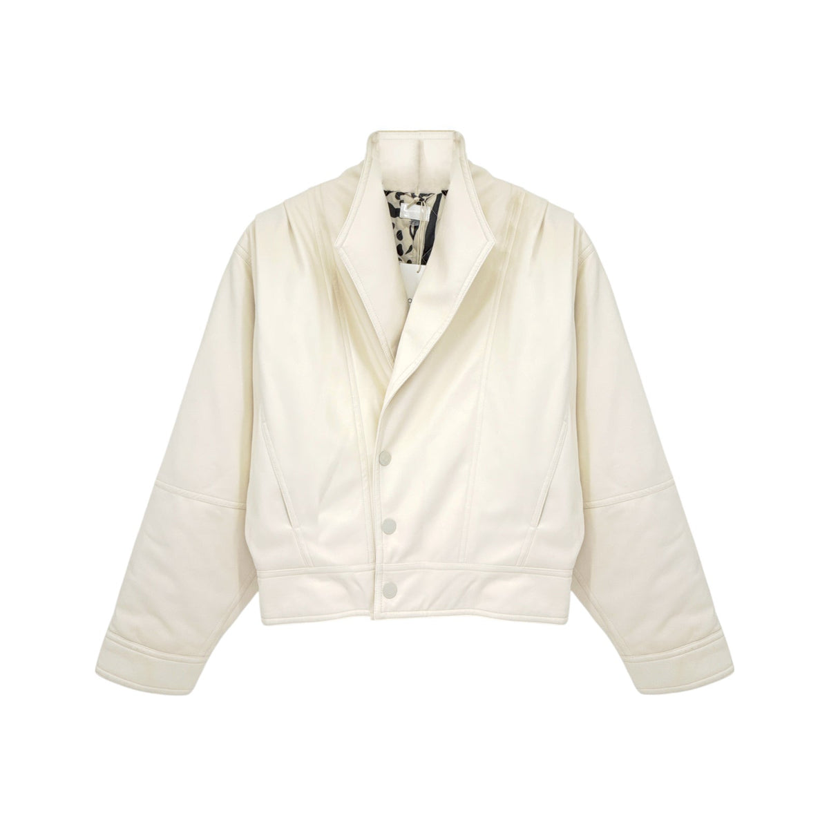 MOTHER The Big Time Jacket in Egret Drunk in Love M