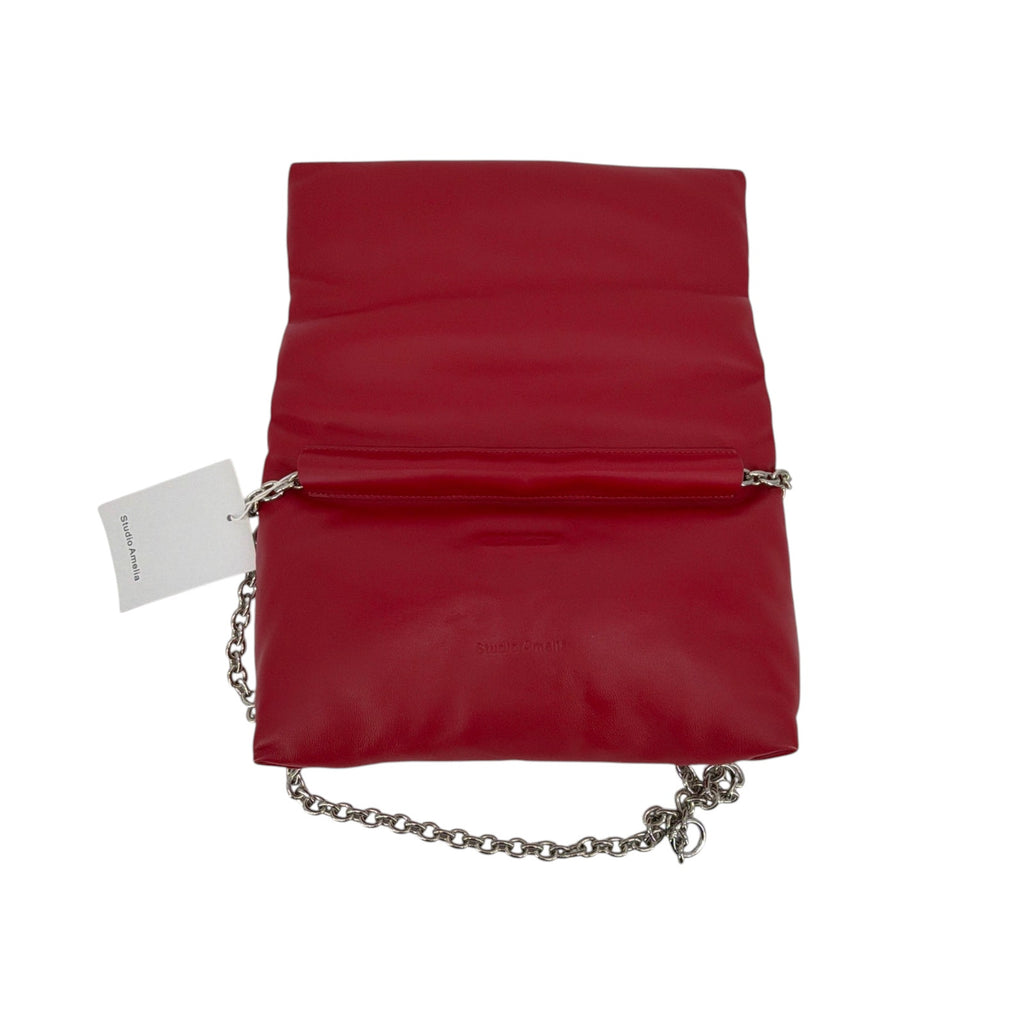 STUDIO AMELIA Cloud Clutch in Chili