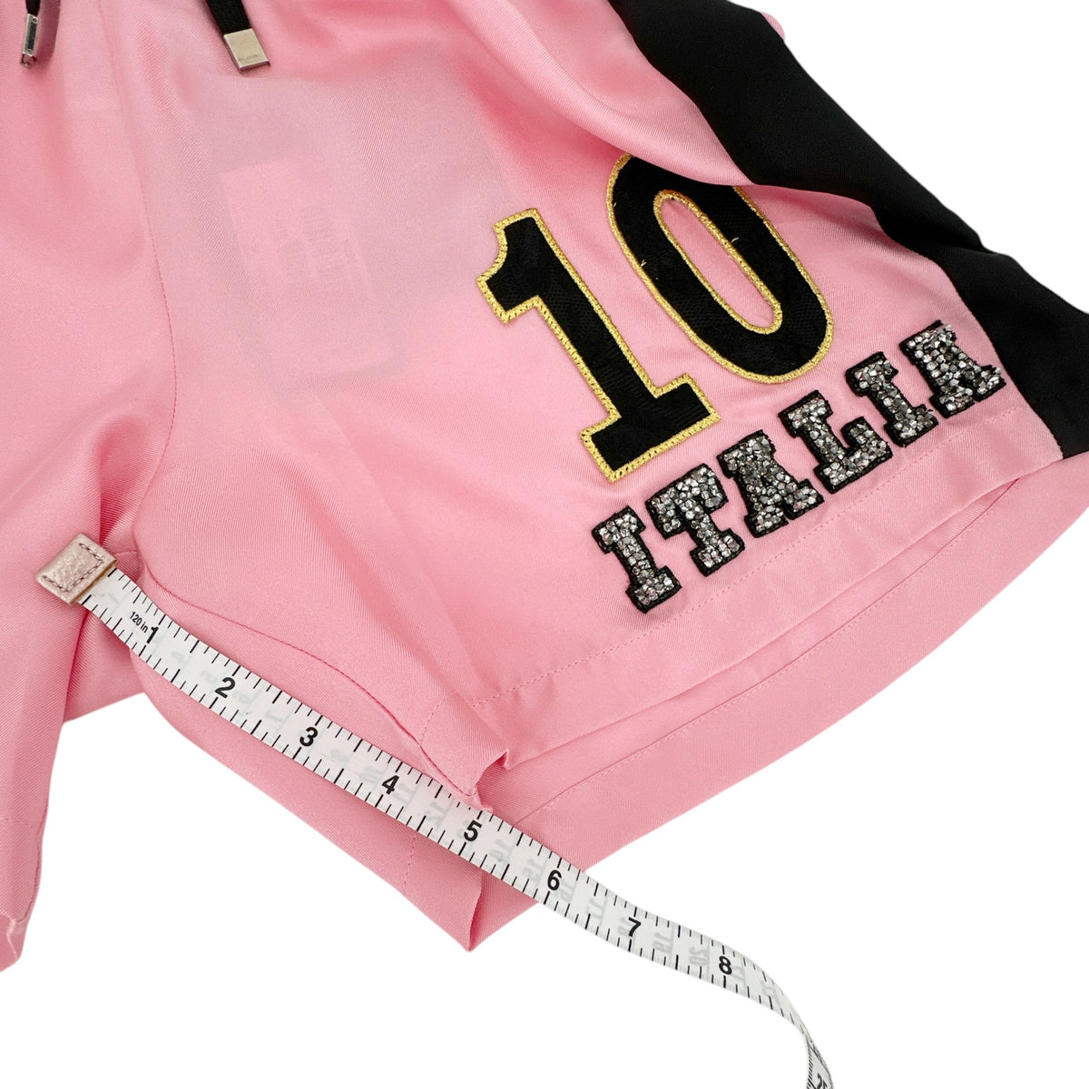 DOLCE & GABBANA Silk Sport Shorts in Pink IT36
