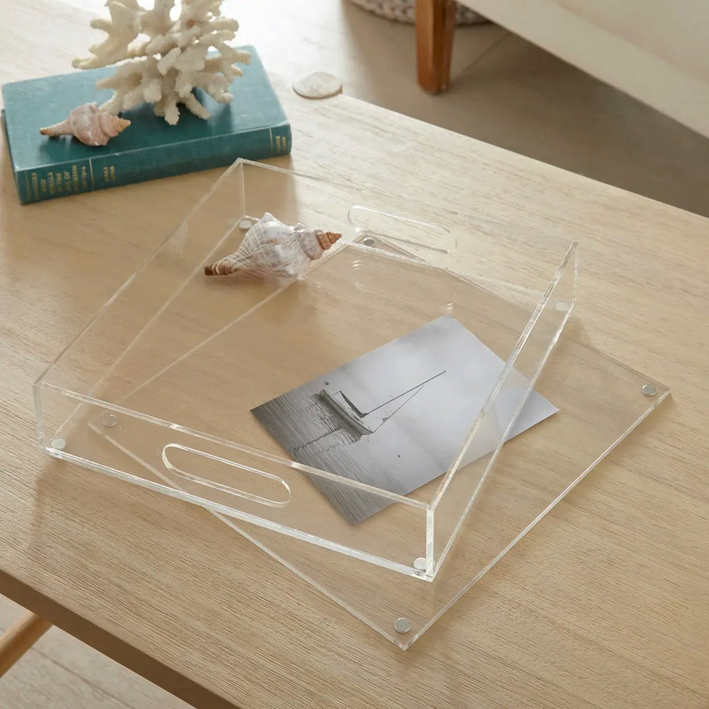 ACRYLIC 12" Square Insertable Tray