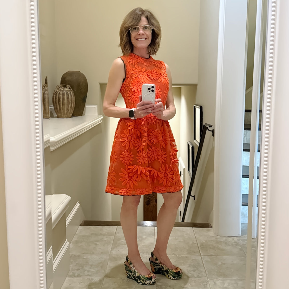 MARNI Floral Silk Dress IT42|US6|S