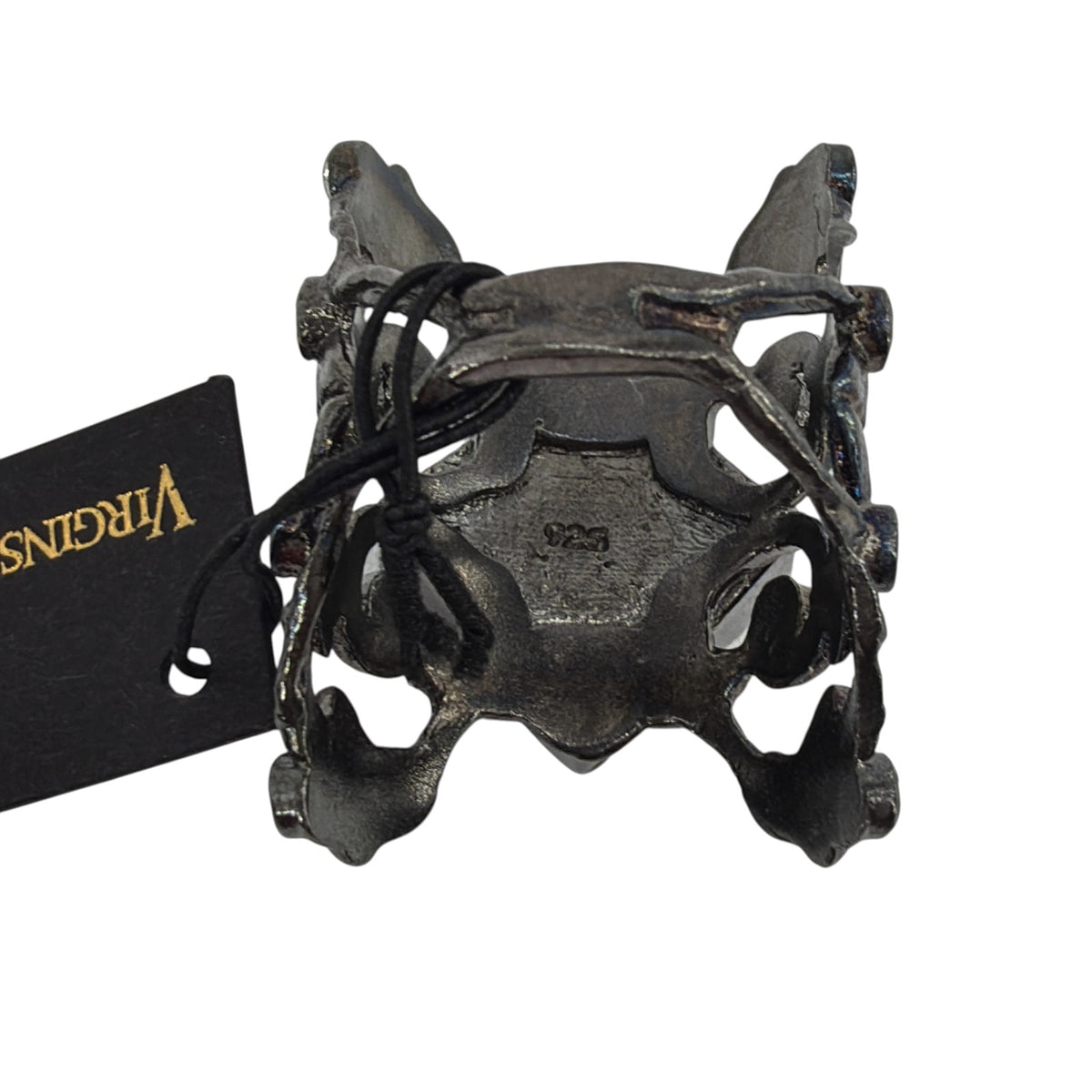 VSA Vine Ring Gunmetal Size 7