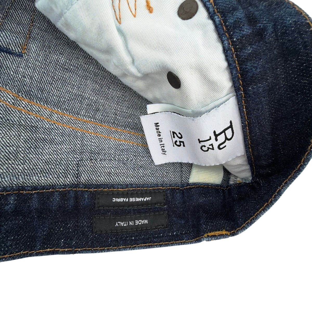R13 Courtney Slim with Cuff in Indigo Rinse 25
