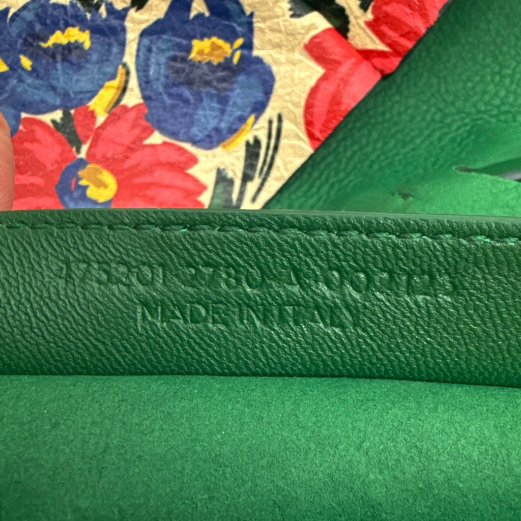 BALENCIAGA Everyday Floral Leather Tote Bag