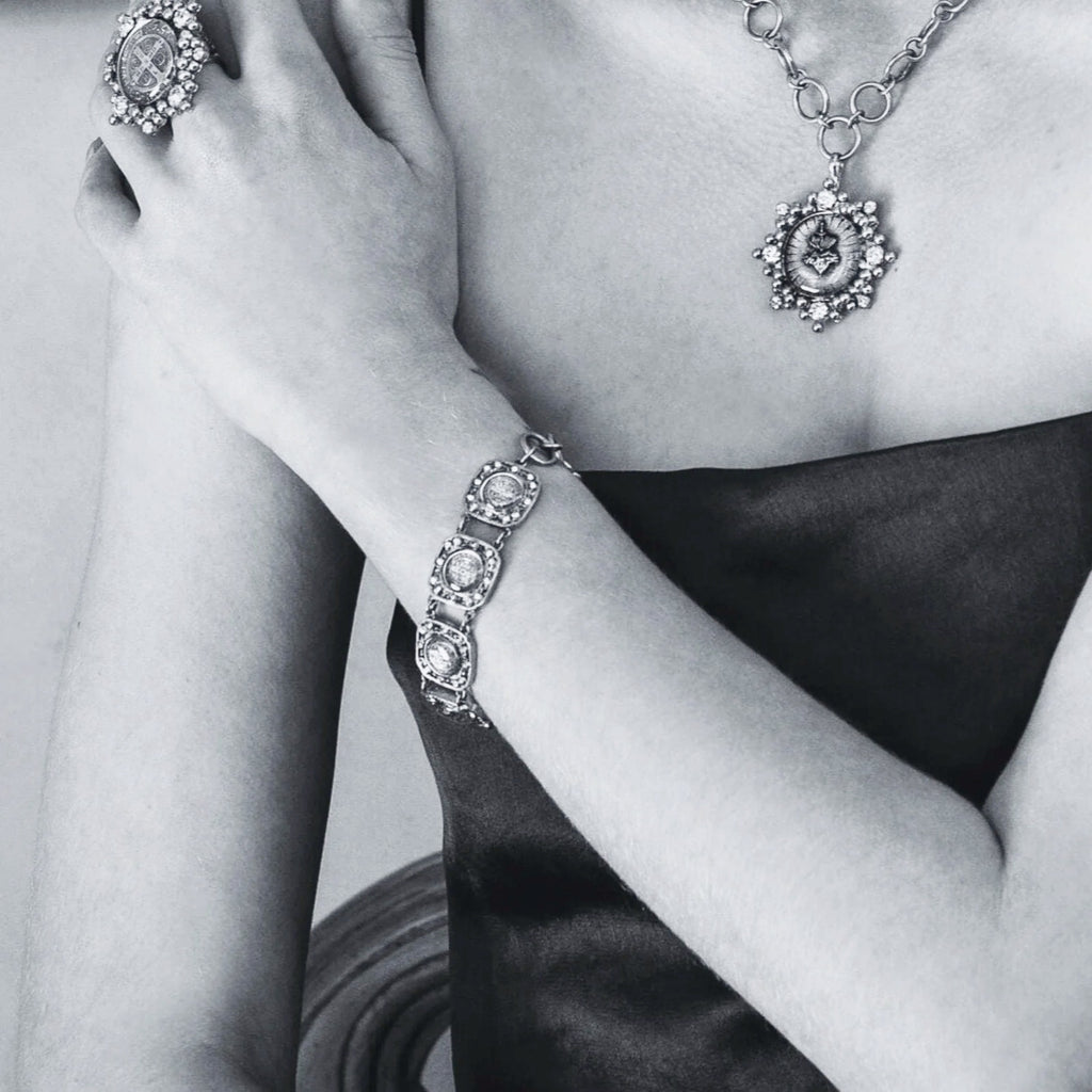 VSA San Benito Square Bracelet in Silver