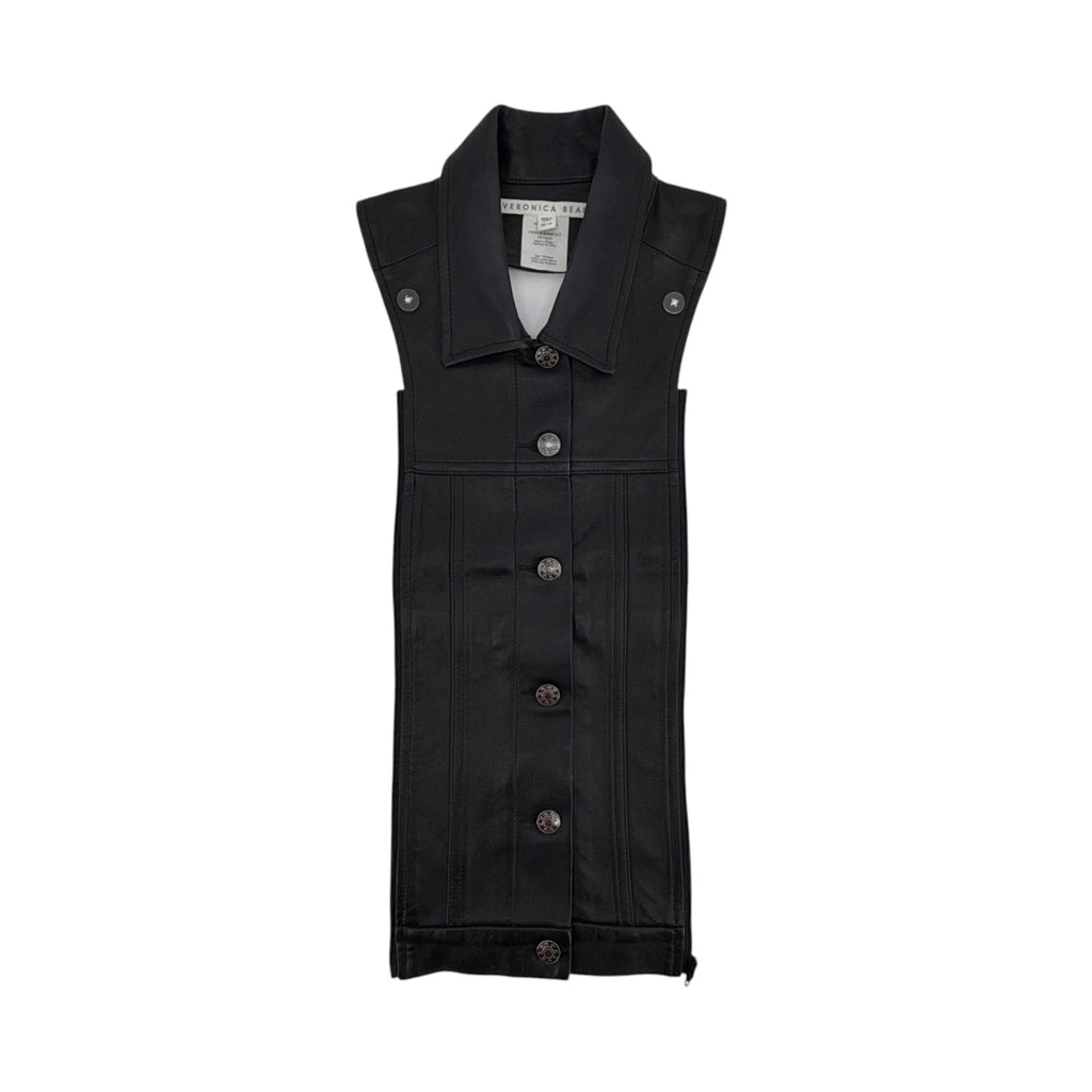 VERONICA BEARD Slate Dickey in Black Lamb Leather