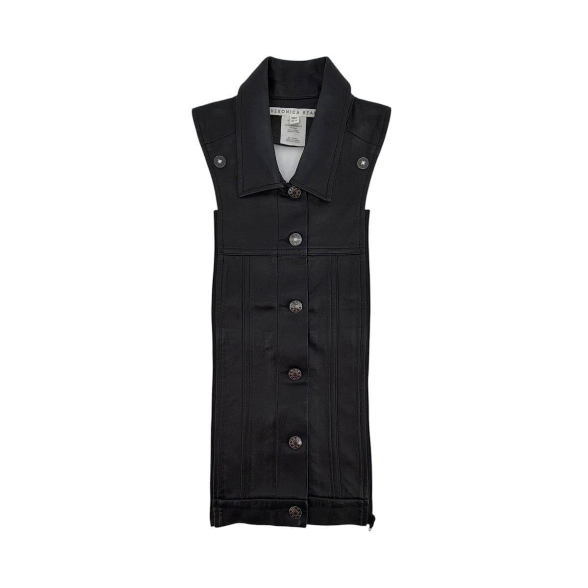 VERONICA BEARD Slate Dickey in Black Lamb Leather