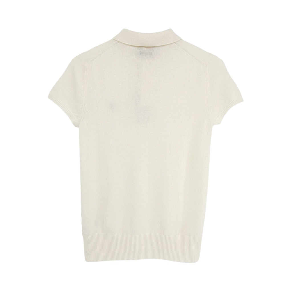 POLO RALPH LAUREN Cashmere Polo Shirt in Chic Cream in M