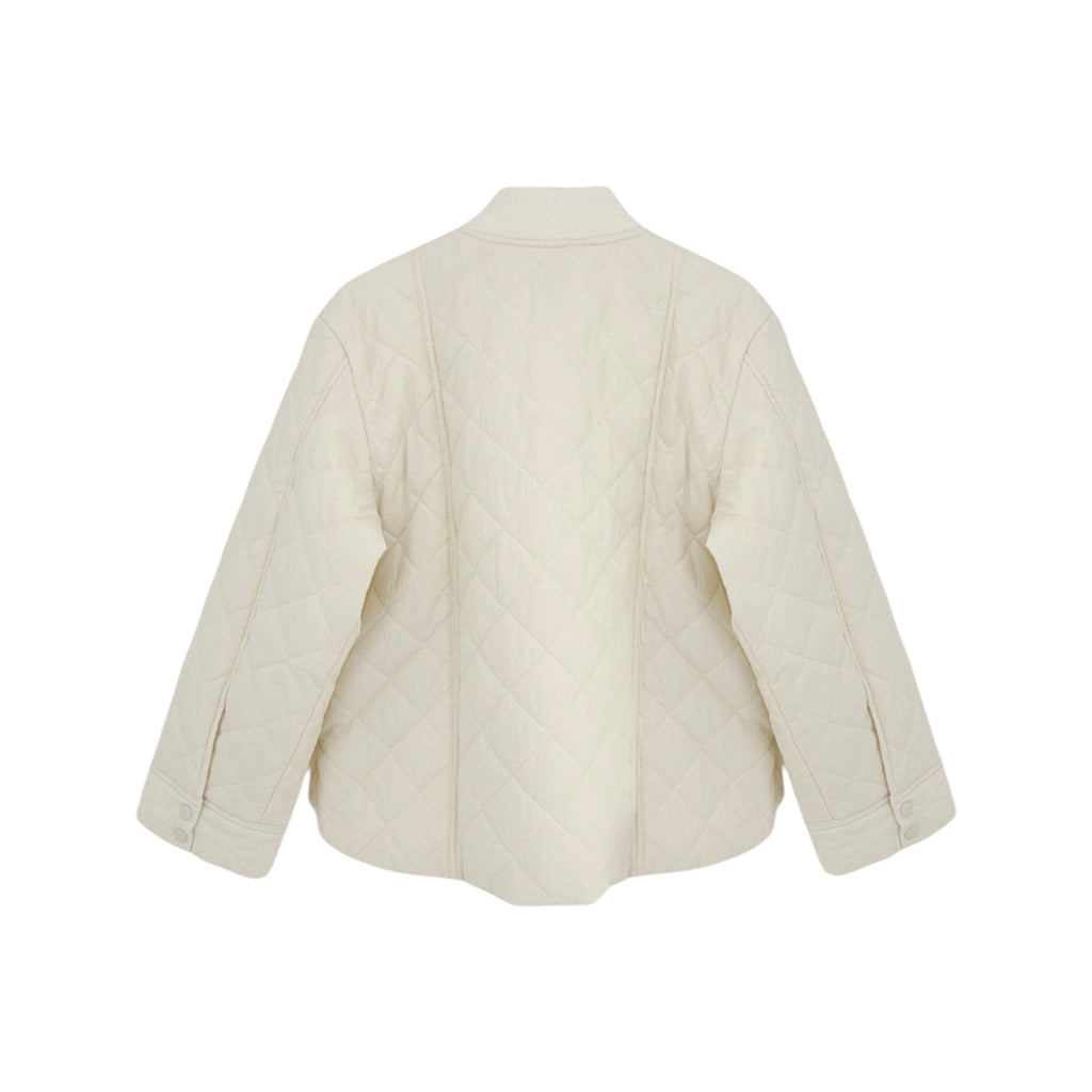 A NEW DAY Water Resistant Quilted Bomber Jacket in Cream XS