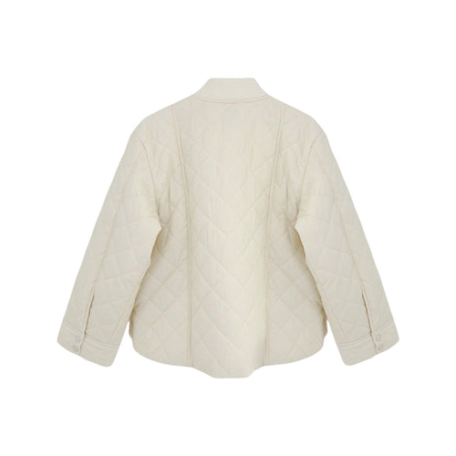 A NEW DAY Water Resistant Quilted Bomber Jacket in Cream XS