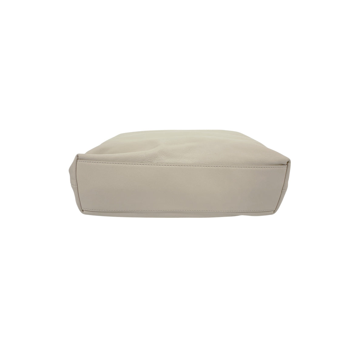 VERONICA BEARD Leather Slouch Bag in Ivory