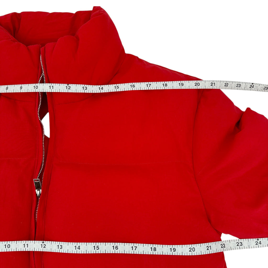 LOVERS+FRIENDS Jillian Puffer Jacket in Red XS