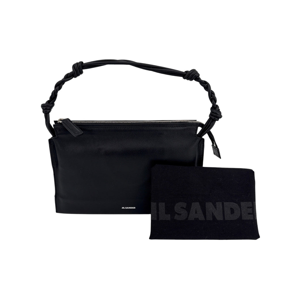 JIL SANDER Envelope Shoulder Bag in Black
