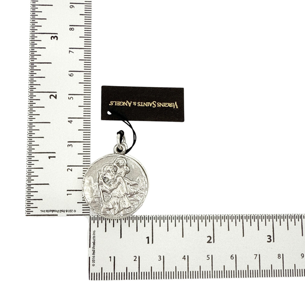 VSA Saint Christopher Locket in Silver