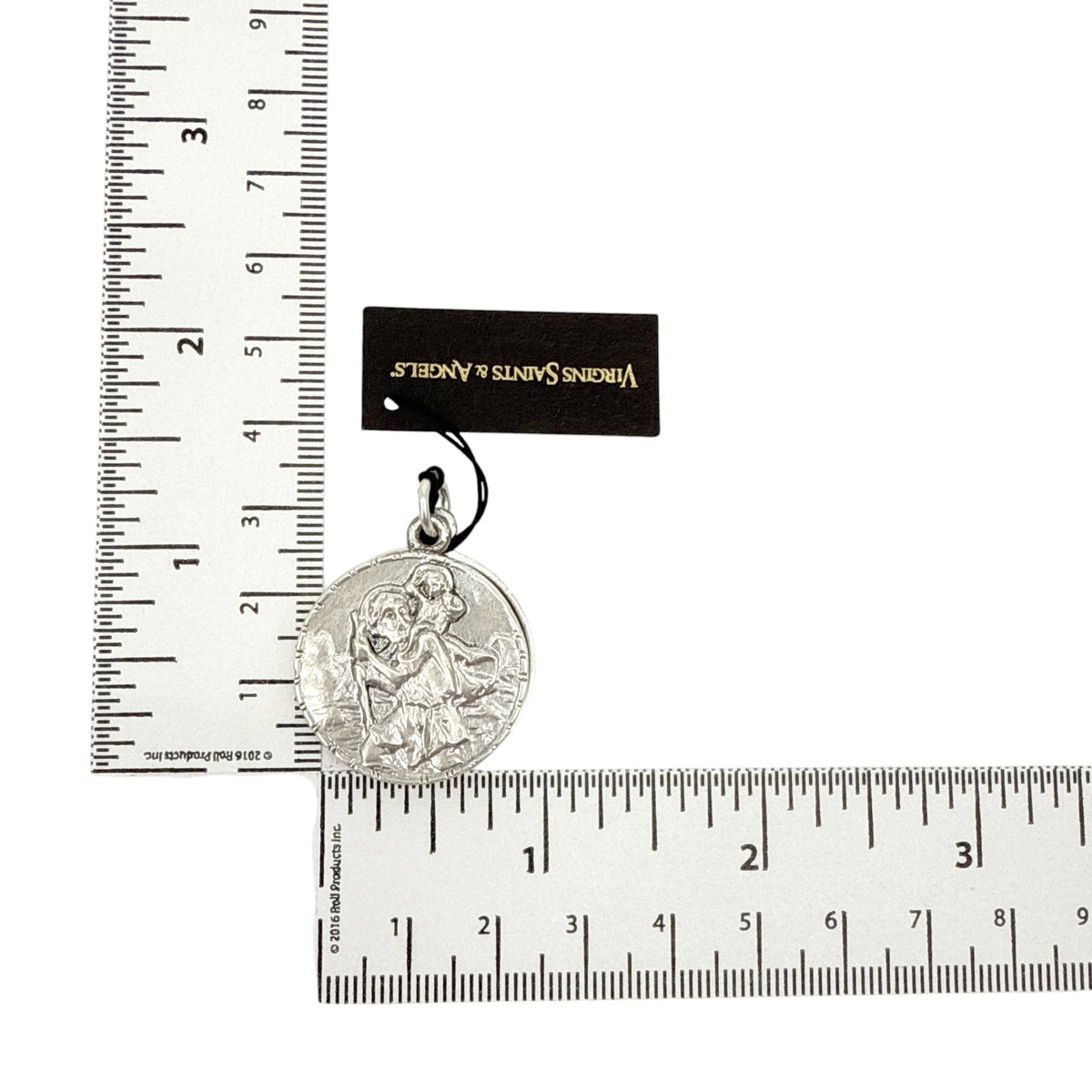 VSA Saint Christopher Locket in Silver