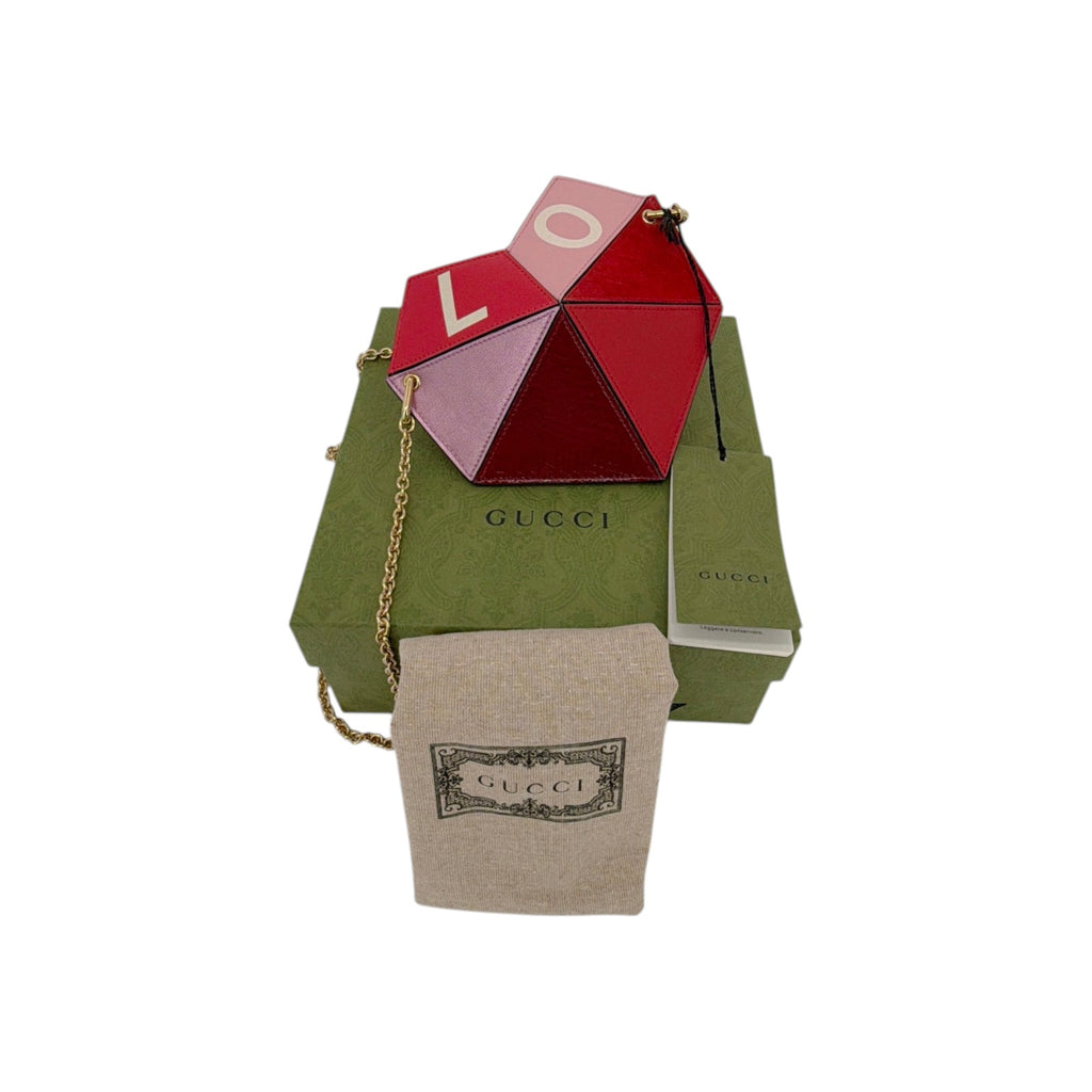 GUCCI Valentine's Day Small Heart Bag