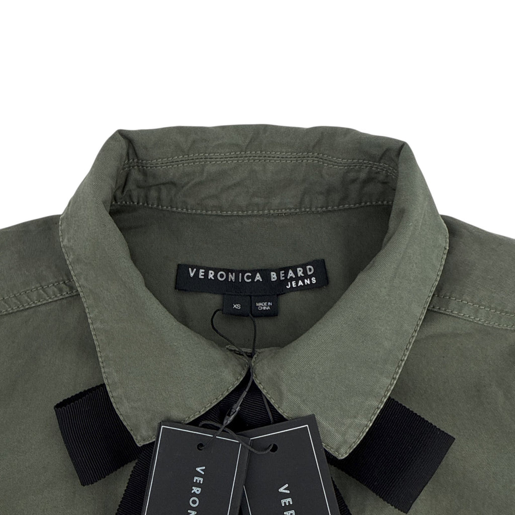 VERONICA BEARD Weslyn Jacket Army Green XS