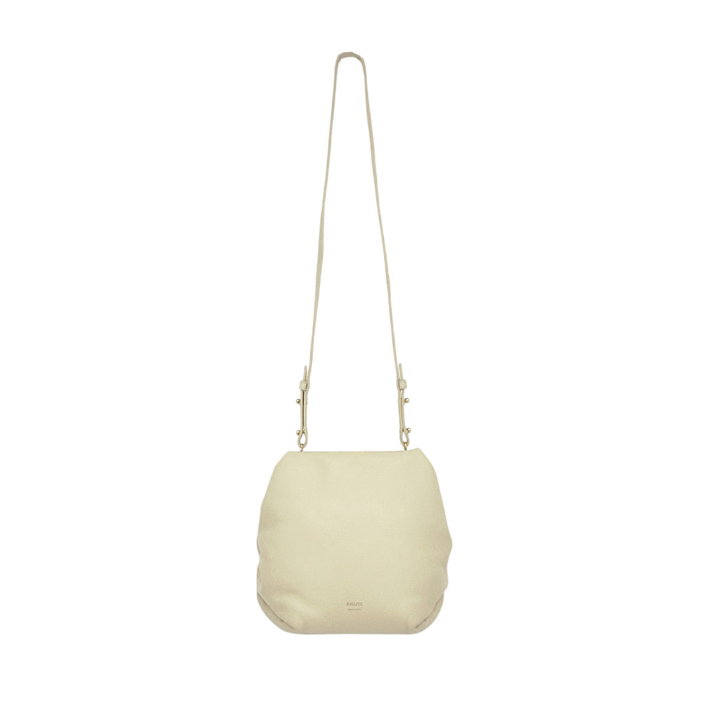 KHAITE The Puffy Agnes Crossbody Bag in Cream
