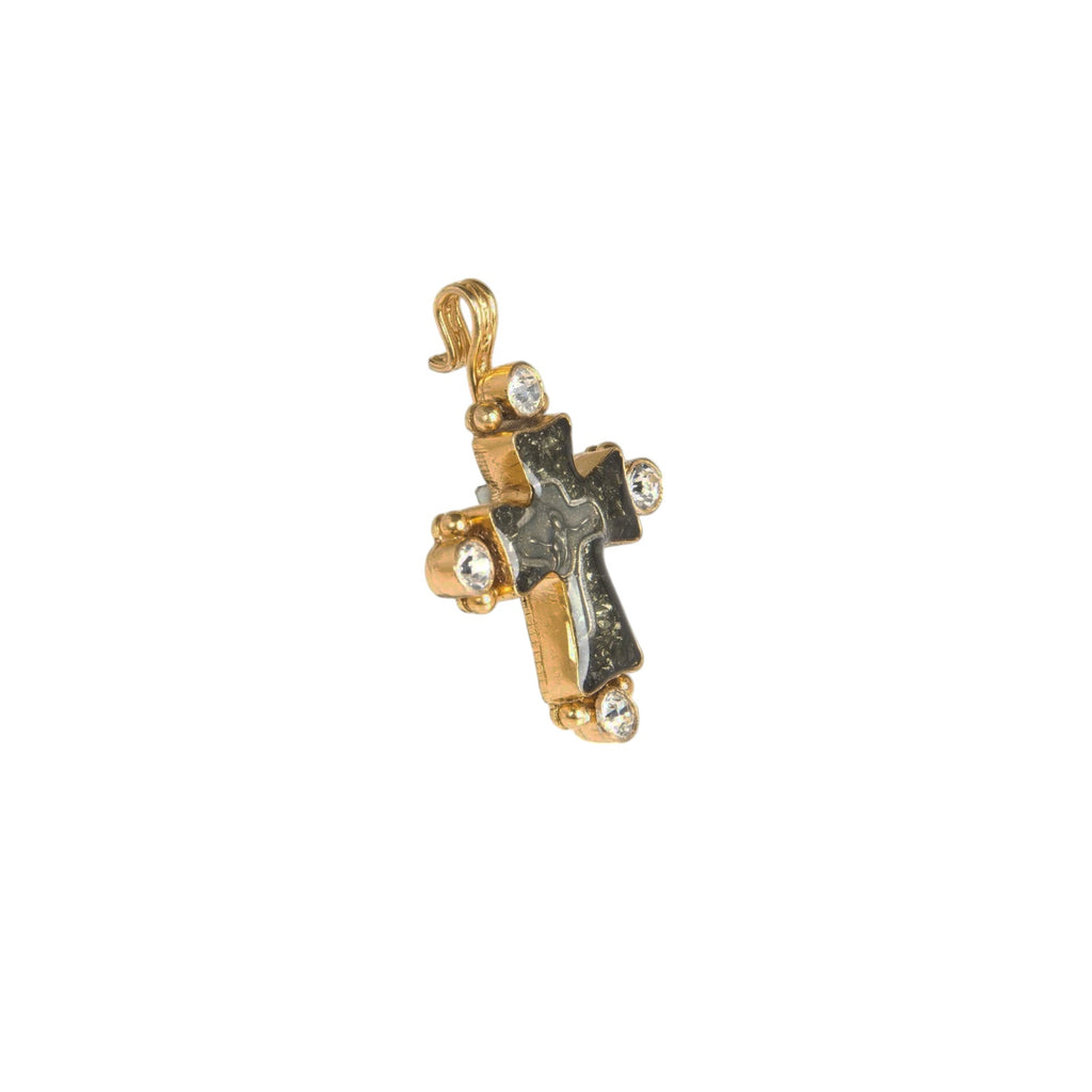 VSA Maria Cross Medallion Gold