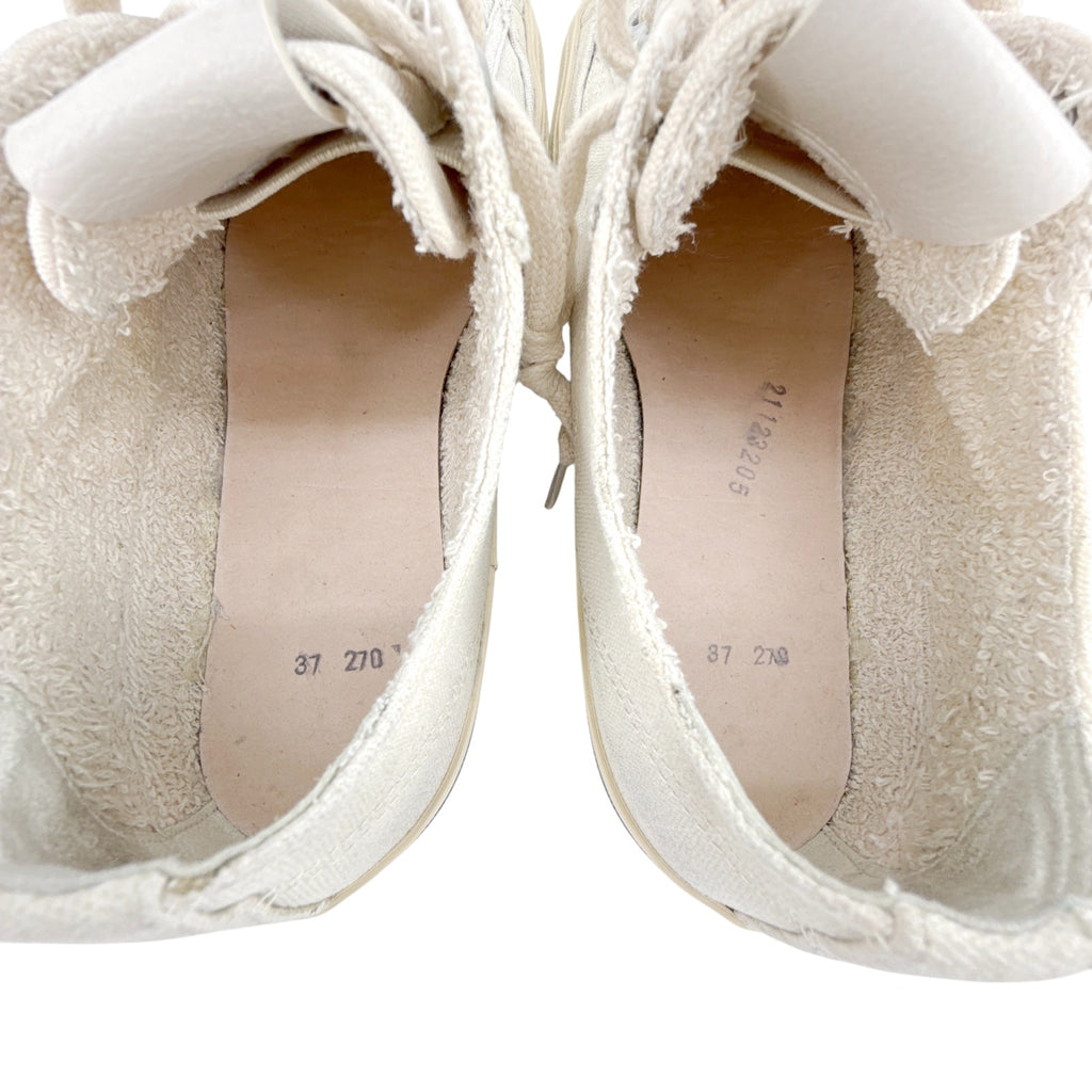 GOLDEN GOOSE V-Star Canvas with Silver Glitter Star 37