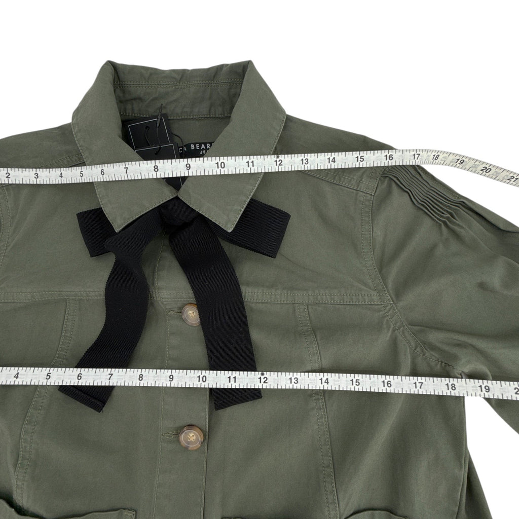 VERONICA BEARD Weslyn Jacket Army Green XS