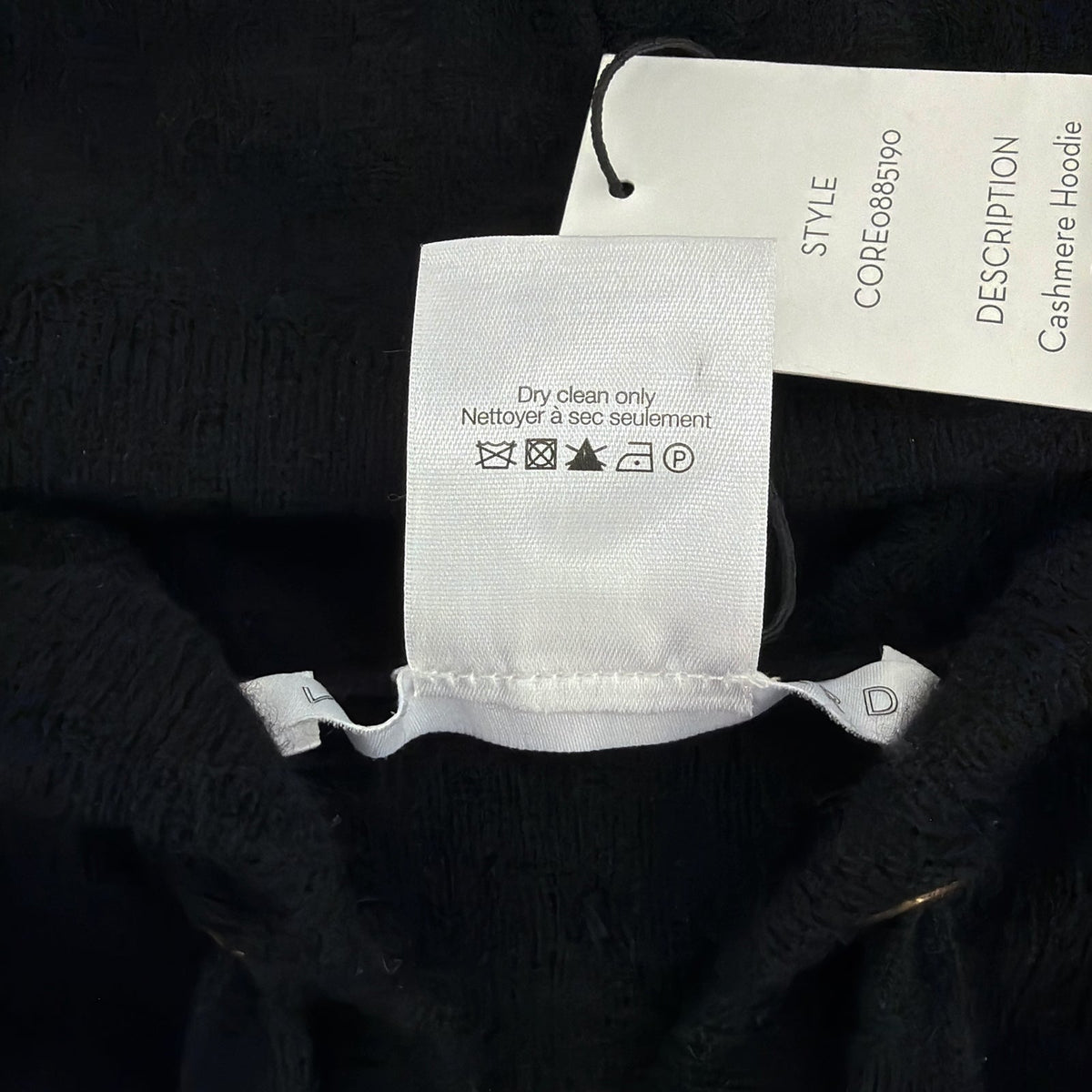 VERONICA BEARD Cashmere Hoodie Dickey in Black