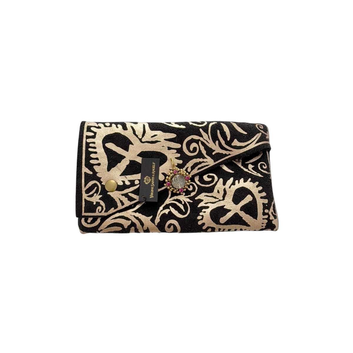 VIRGINS SAINTS & ANGELS VSA Charm Petite Cloister San Benito in Gold & Pink