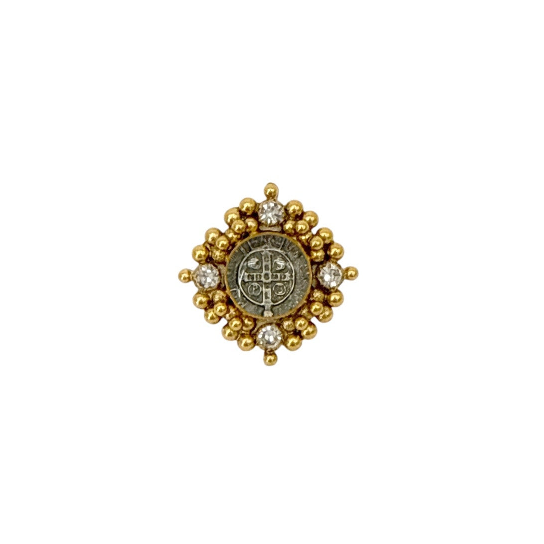 VSA Petite Cloister San Benito Ring Gold Size 6