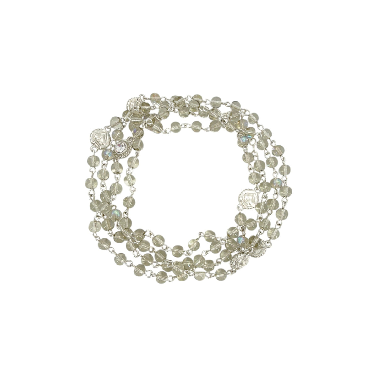 VSA Wrap Vintage Clear AB in Silver