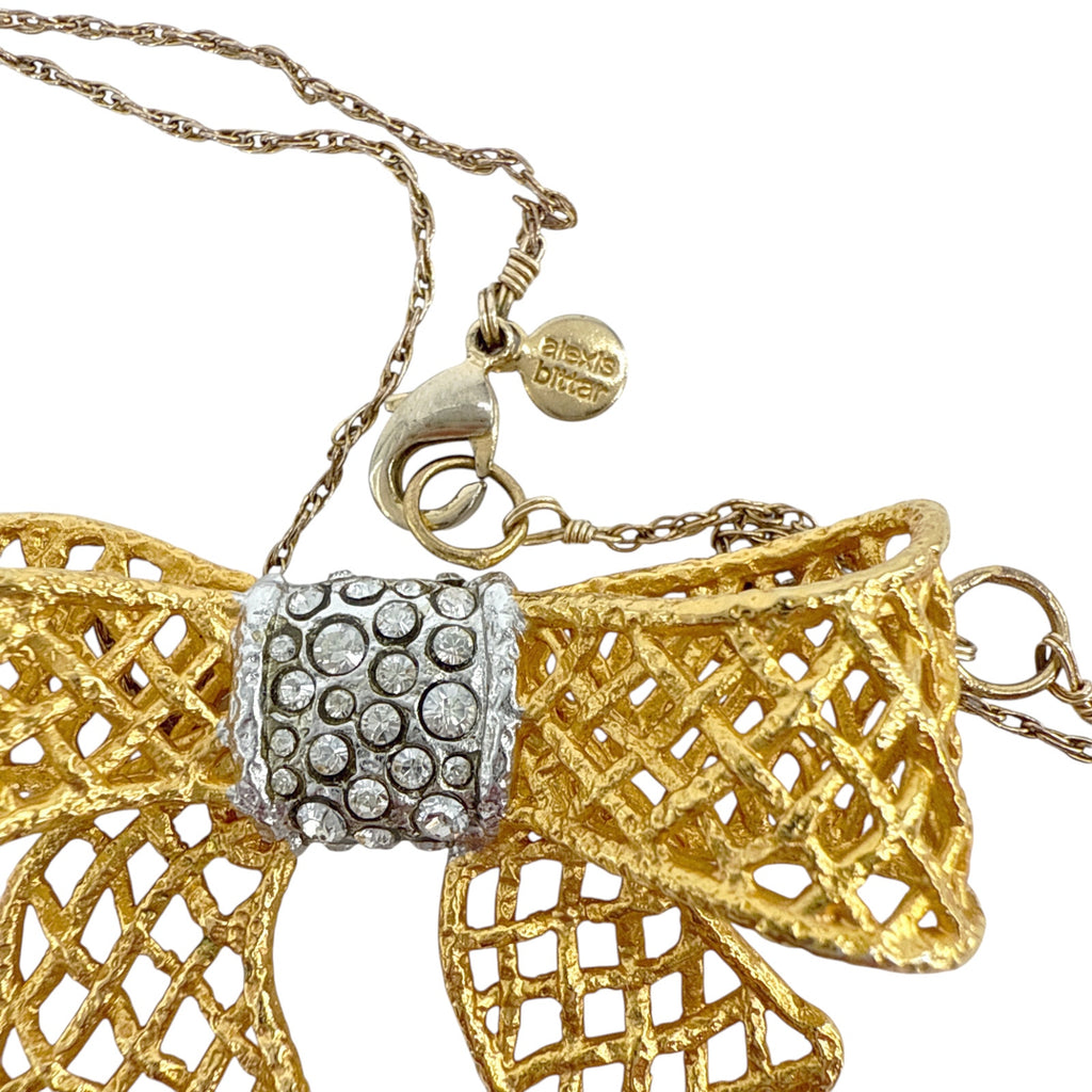 ALEXIS BITTAR Archive Elements Pavé Bow Necklace