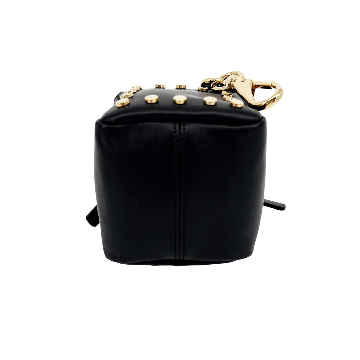 GIVENCHY Pandora Cube Pouch Charm Leather Bag in Black