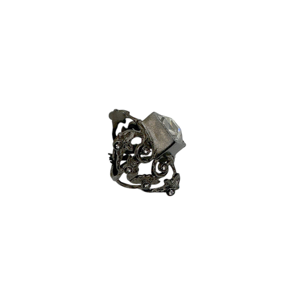 VSA Vine Ring Gunmetal Size 7