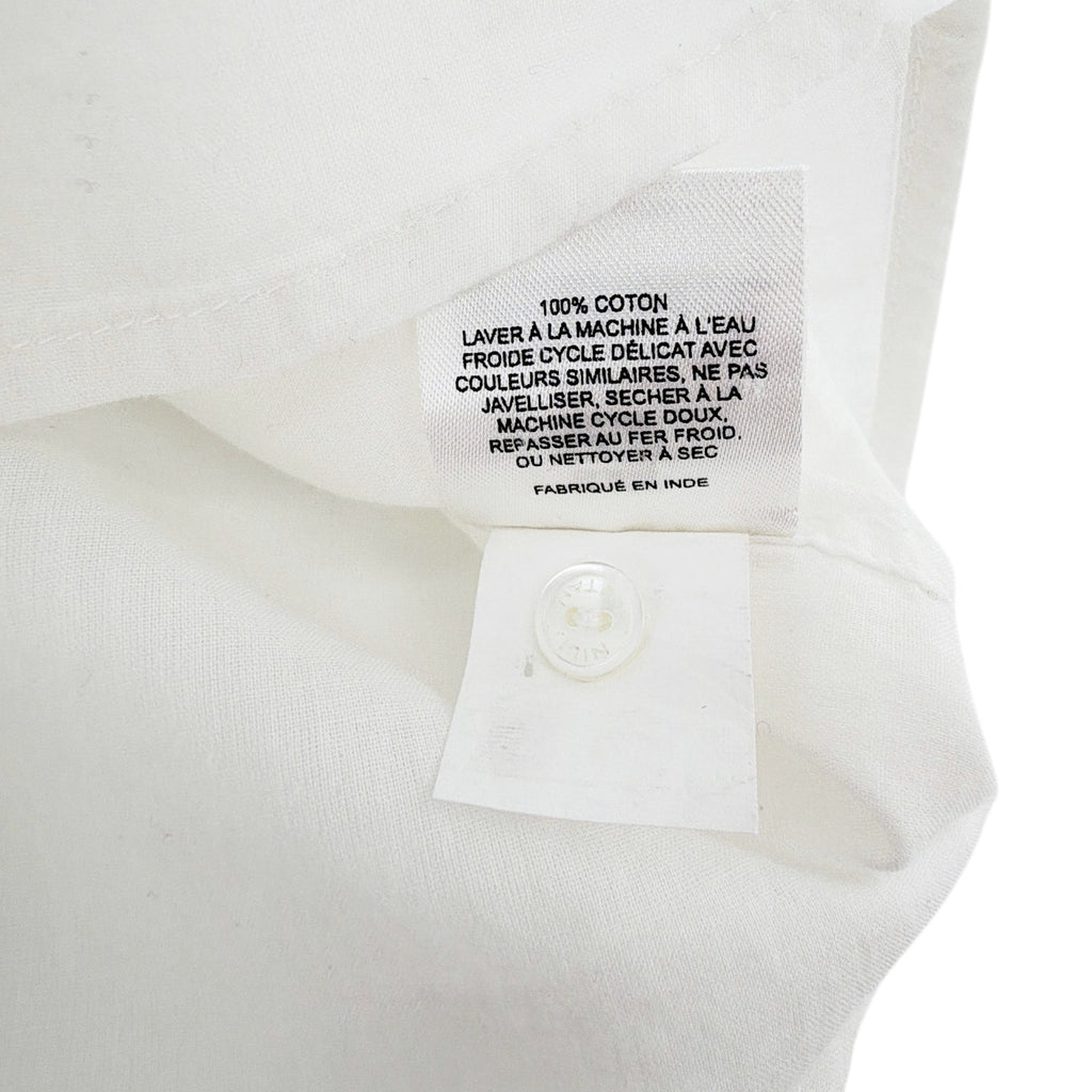 NILI LOTAN Nathael Ruffle Shirt in Ivory S