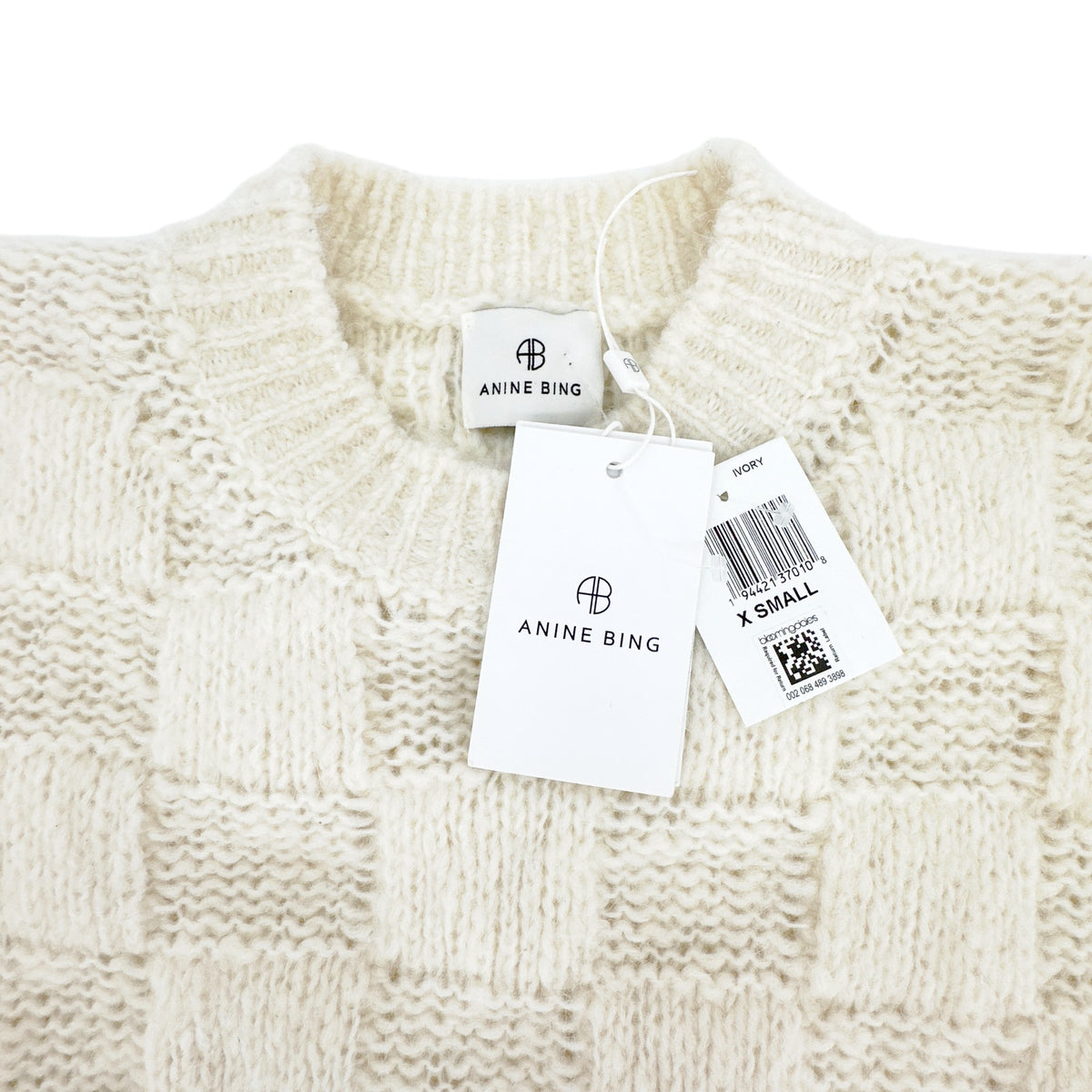 ANINE BING Bennett Sweater in Ivory XS