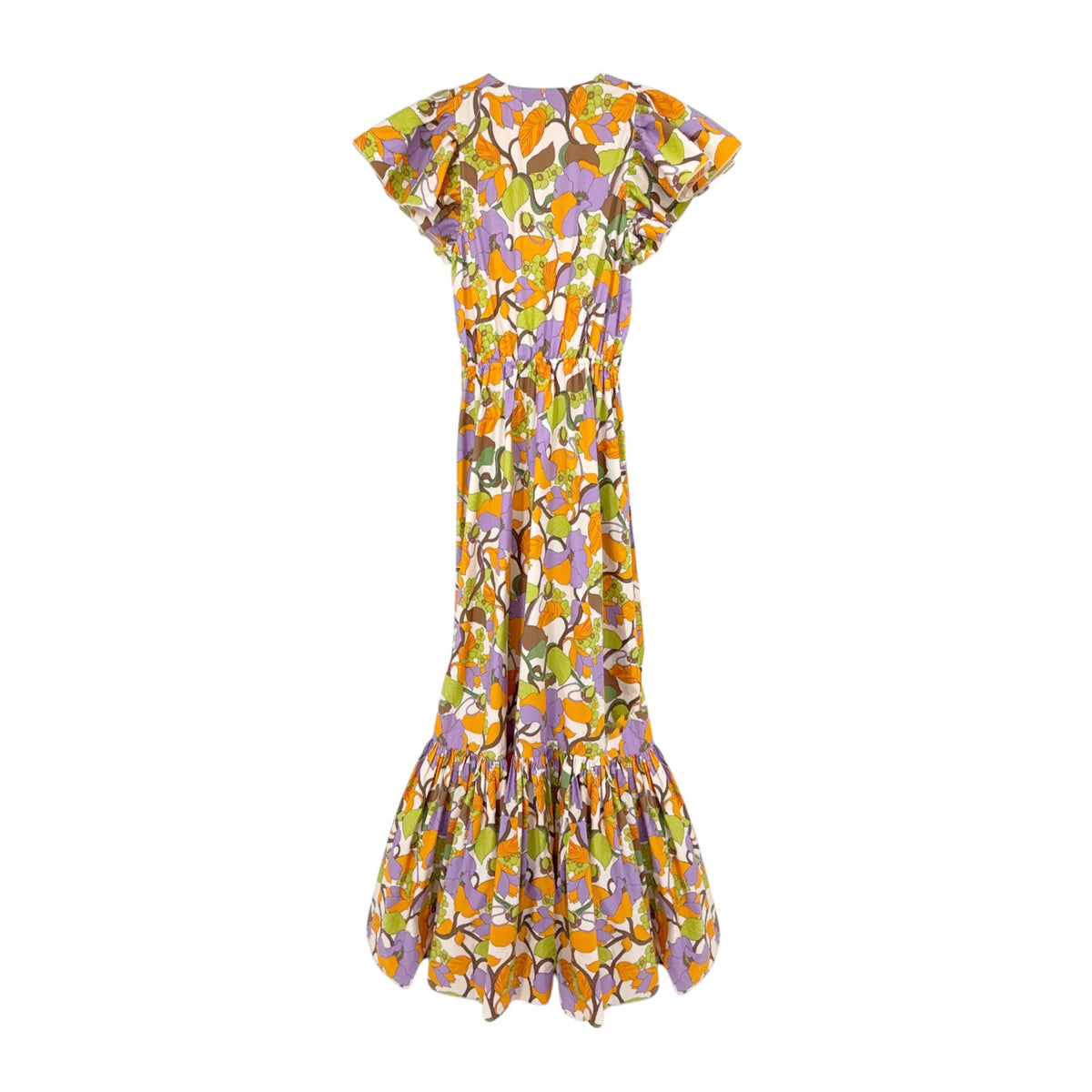 La DOUBLEJ Keira Dress in Vines Bianco