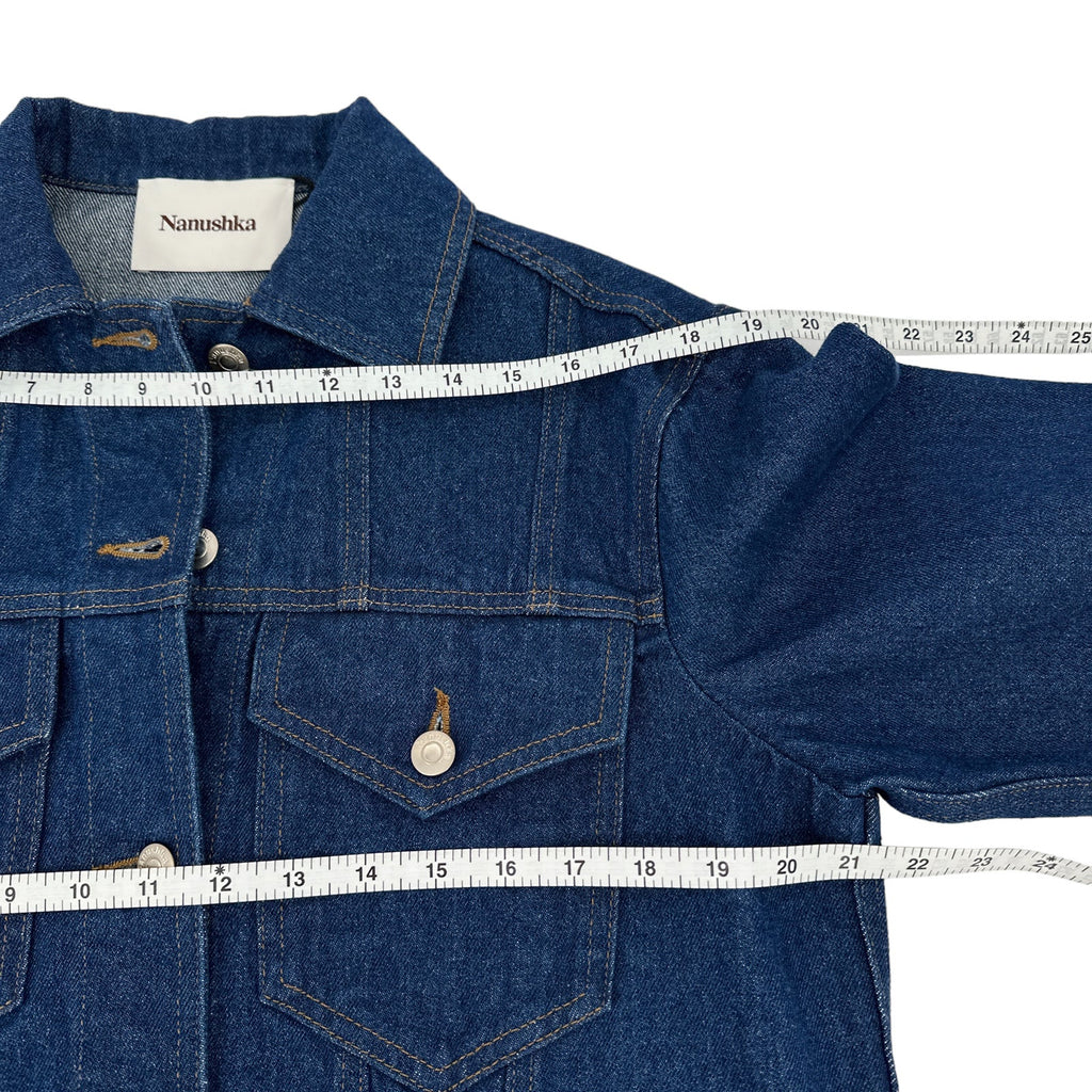 NANUSHKA Maren Denim Jacket in Indigo M
