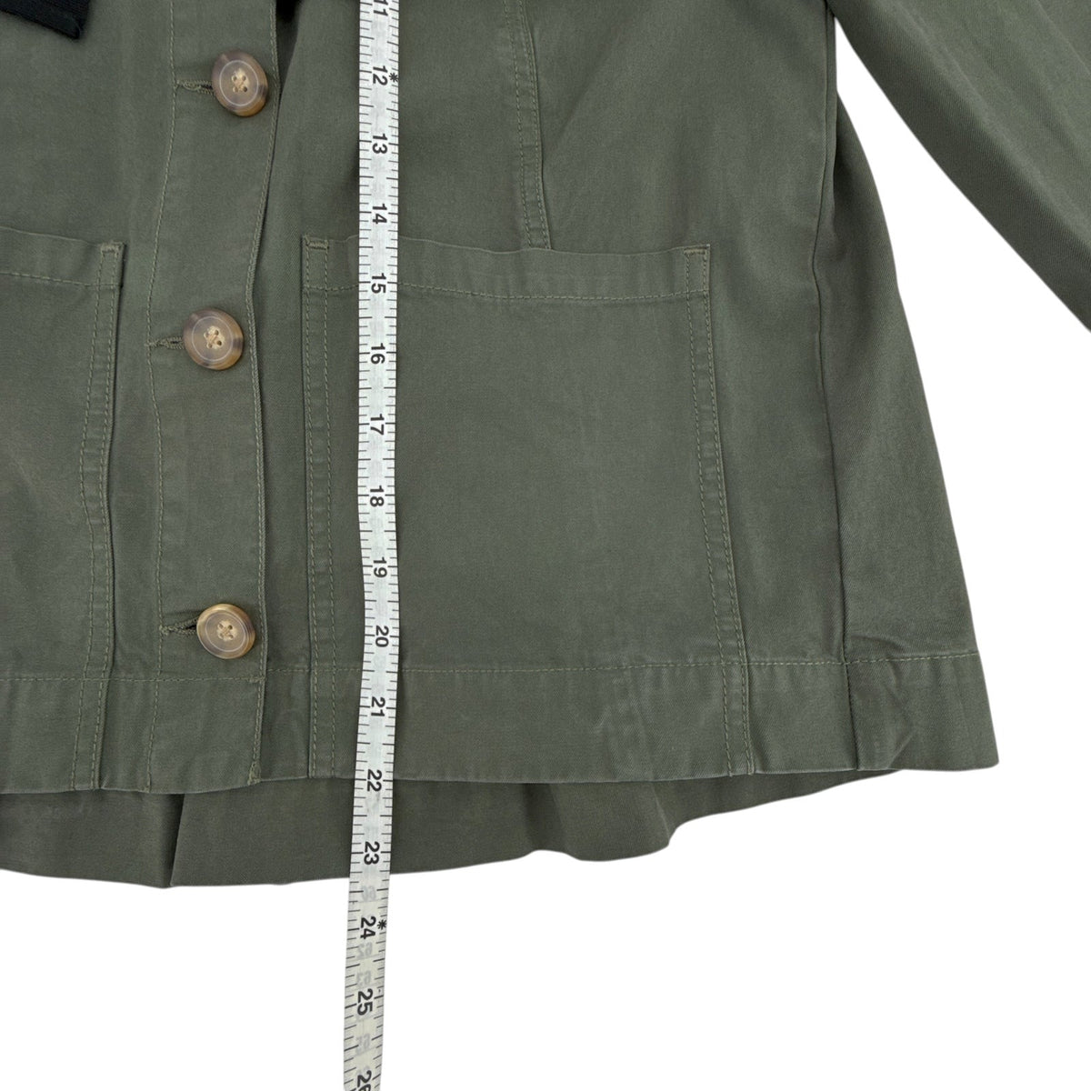 VERONICA BEARD Weslyn Jacket Army Green XS