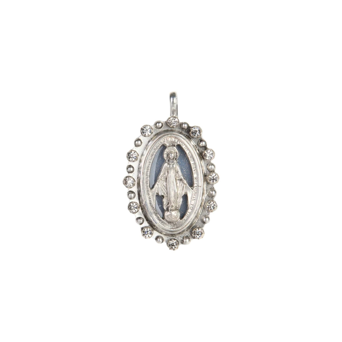 VIRGINS SAINTS & ANGELS VSA Milagrosa Medallion in Silver