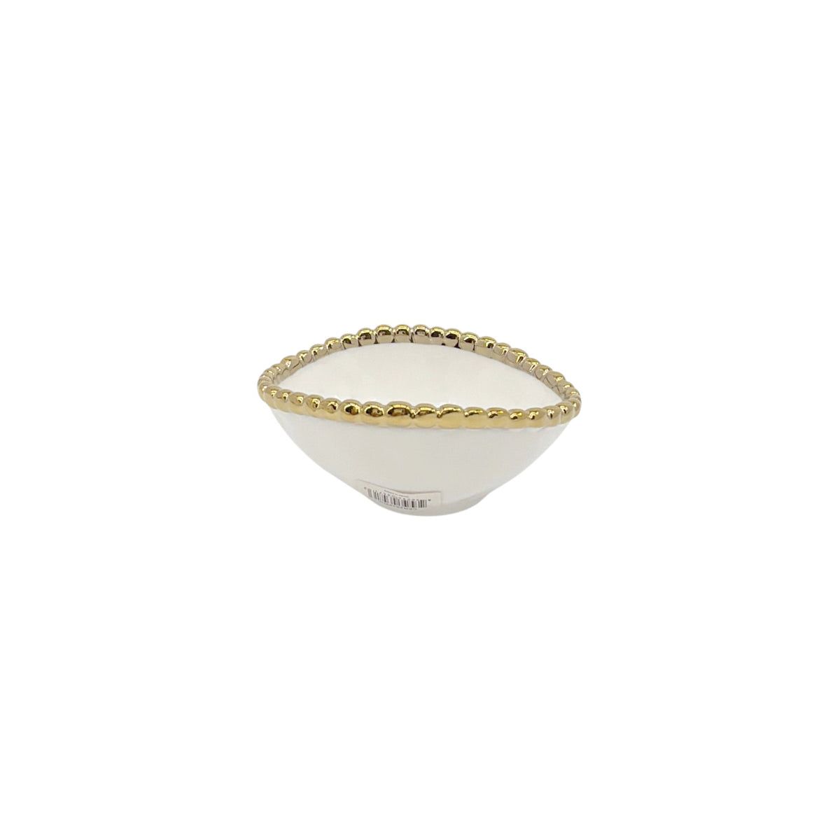 PAMPA BAY Golden Salerno Oval Condiment Bowl Set of 2