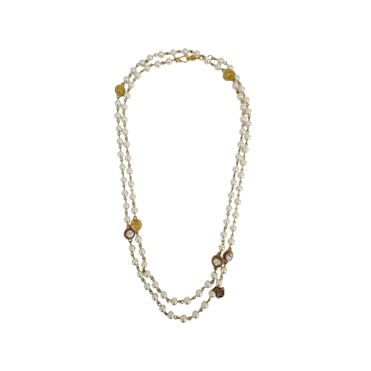 VSA Wrap 6mm Pearl Cream & Gold
