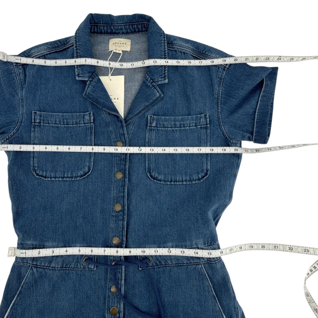 SEZANE Kaou Jumpsuit in Blue FR38|M