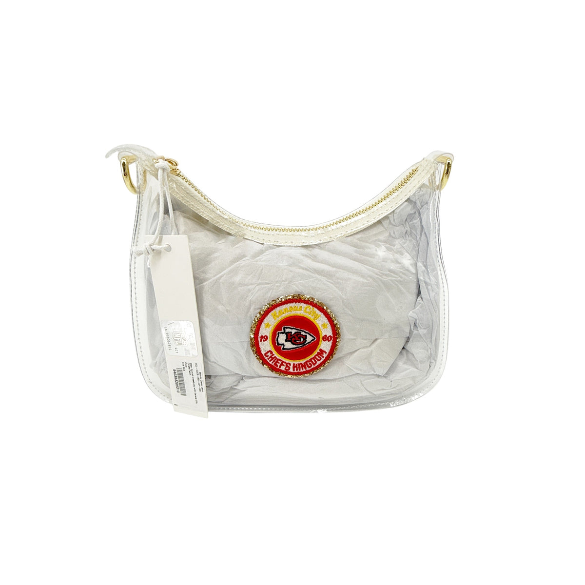 STONEY CLOVER LANE Kansas City Chiefs Clear Crossbody Bag