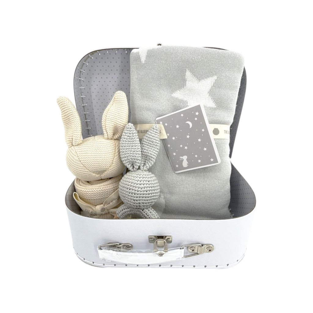 THE BLUEBERRY HILL Star Moon Bunny Gift Set Paperboard Suitcase Medium