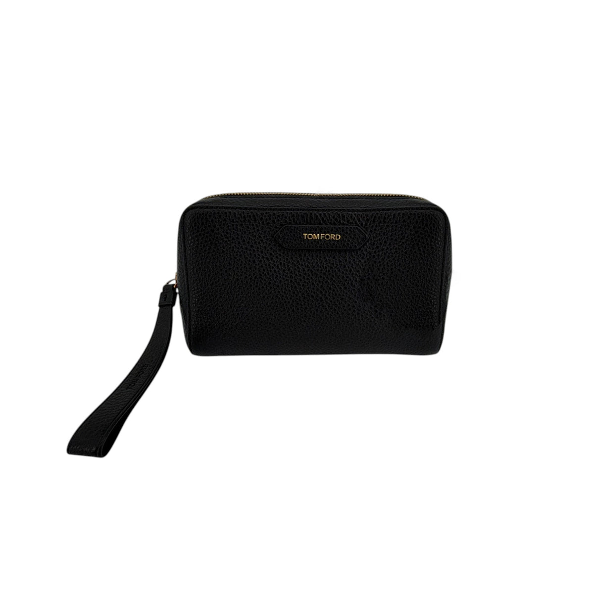 TOM FORD Medium Leather Cosmetics Case in Black