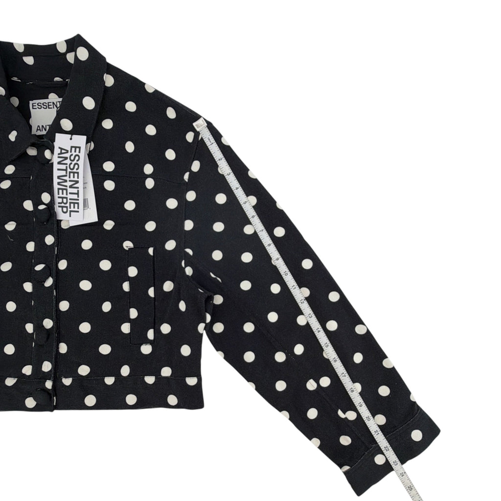 ESSENTIEL ANTWERP Jaborosa Boxy Cropped Jacket Black S