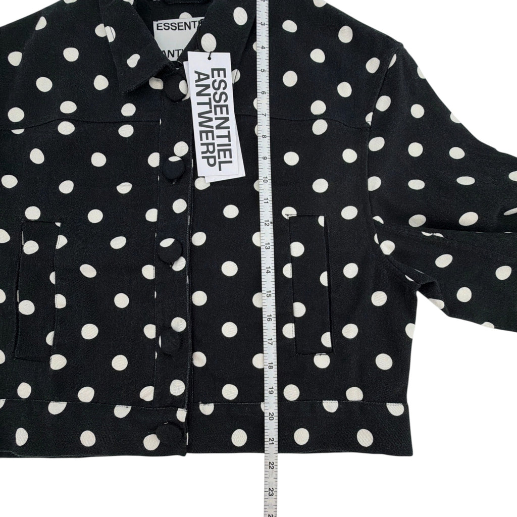 ESSENTIEL ANTWERP Jaborosa Boxy Cropped Jacket Black S