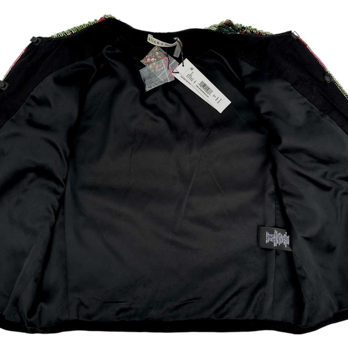 ALICE+OLIVIA Kidman Beaded Jacket S