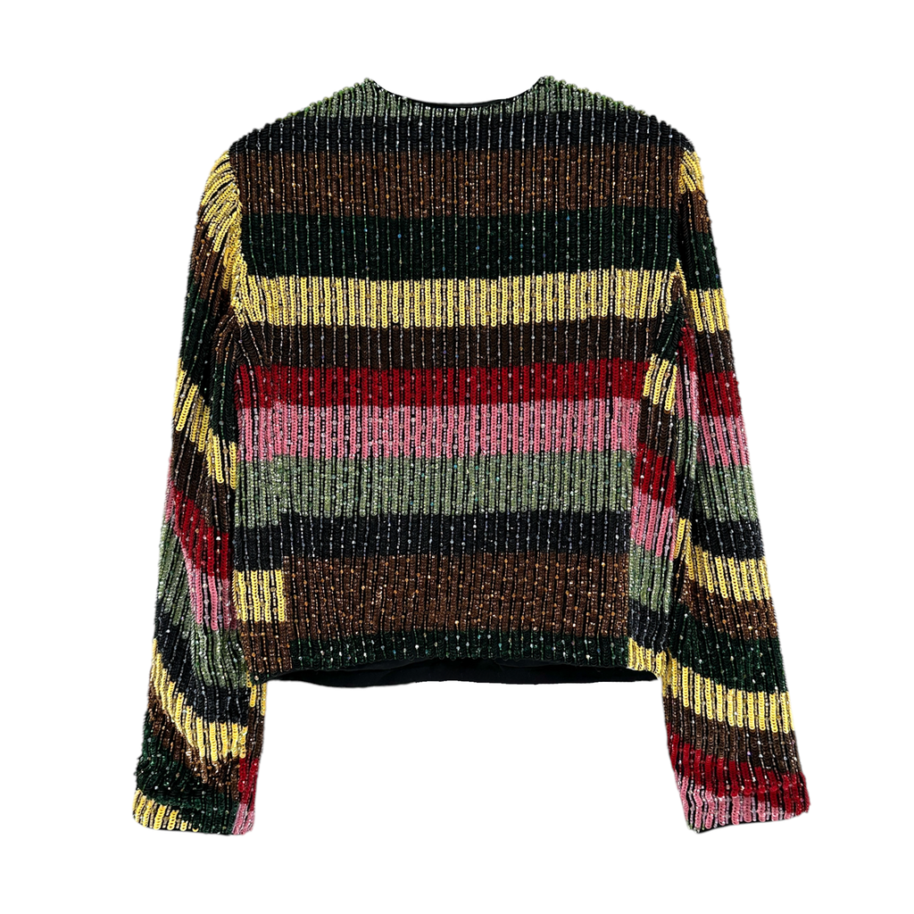 ALICE+OLIVIA Kidman Beaded Jacket S