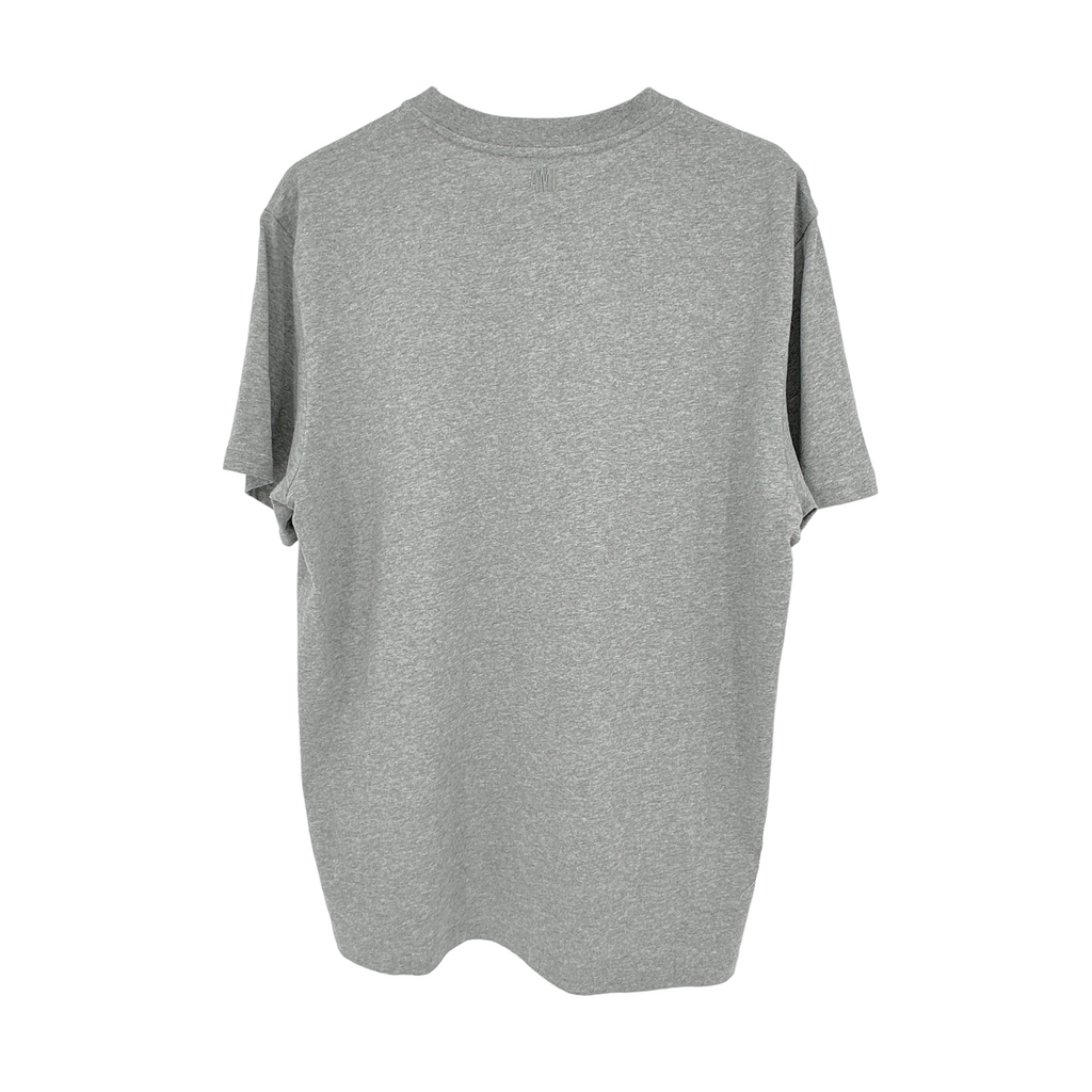 AMI PARIS Ami de Coeur T-shirt in Heather Grey XL
