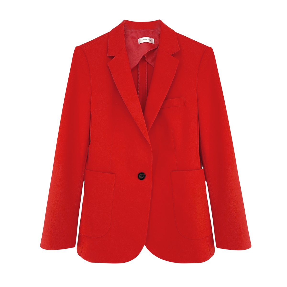 ANINE BING Schoolboy Blazer in Red XS